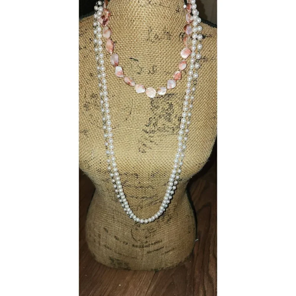 Faux Pearl Necklace
